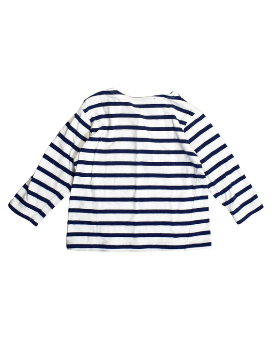 A White Long Sleeve Tops from Saint James in size 6-12M for boy. (Back View)