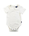A White Bodysuits from Pappe in size 6-12M for girl. (Front View)