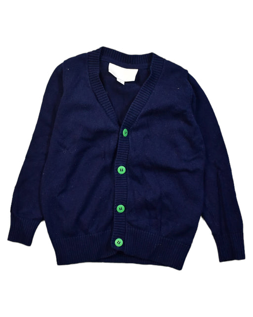 A Navy Cardigans from Pappe in size 2T for girl. (Front View)