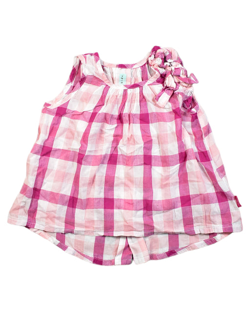 A Pink Sleeveless Tops from Hakka in size 4T for girl. (Front View)