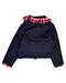 A Black Lightweight Jackets from Jessie and James in size 8Y for girl. (Back View)
