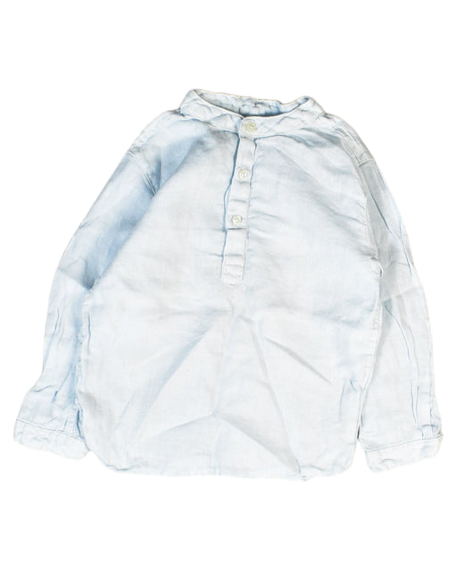 A Blue Long Sleeve Tops from Bout'Chou in size 3T for boy. (Front View)