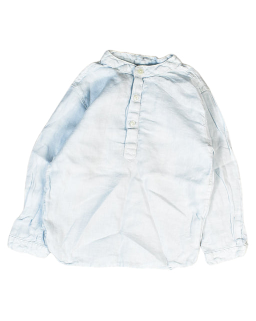 A Blue Long Sleeve Tops from Bout'Chou in size 3T for boy. (Front View)