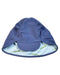 A Blue Sun Hats from The Little White Company in size 6-12M for neutral. (Front View)