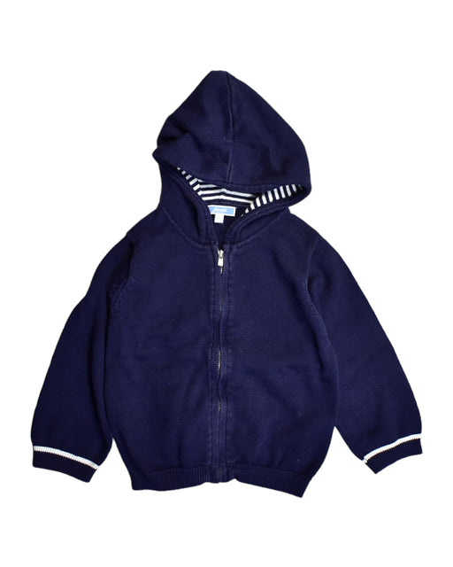 A Blue Lightweight Jackets from Jacadi in size 3T for boy. (Front View)