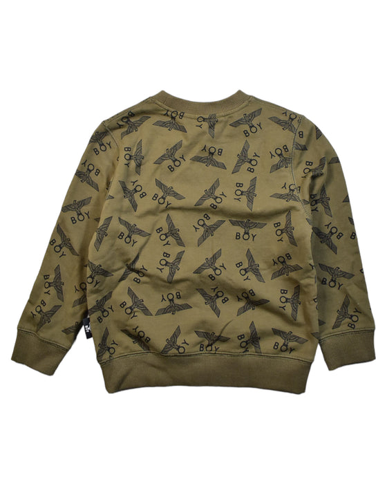 A Gold Sweatshirts from Boy London in size 6T for boy. (Back View)