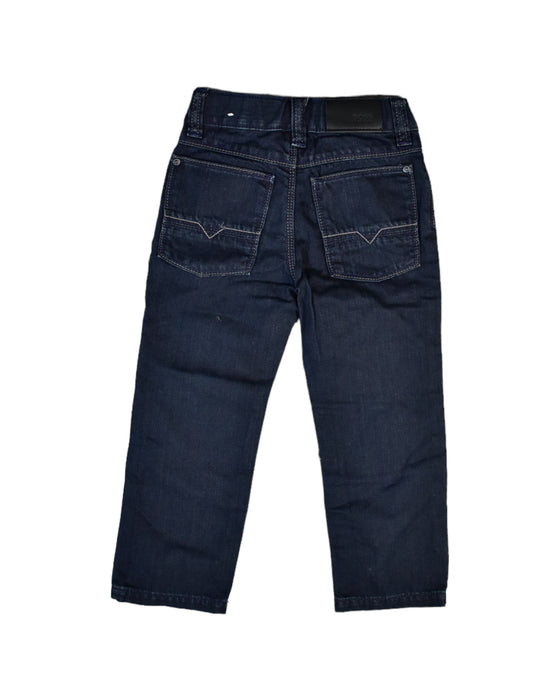 A Blue Jeans from Boss in size 3T for boy. (Back View)