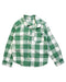 A Green Shirts from Petit Bateau in size 6T for boy. (Front View)