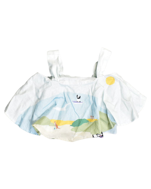 A White Sleeveless Tops from Love Bonito in size 3T for girl. (Front View)