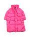 A Pink Puffer/Quilted Jackets from Nicholas & Bears in size 12-18M for girl. (Front View)