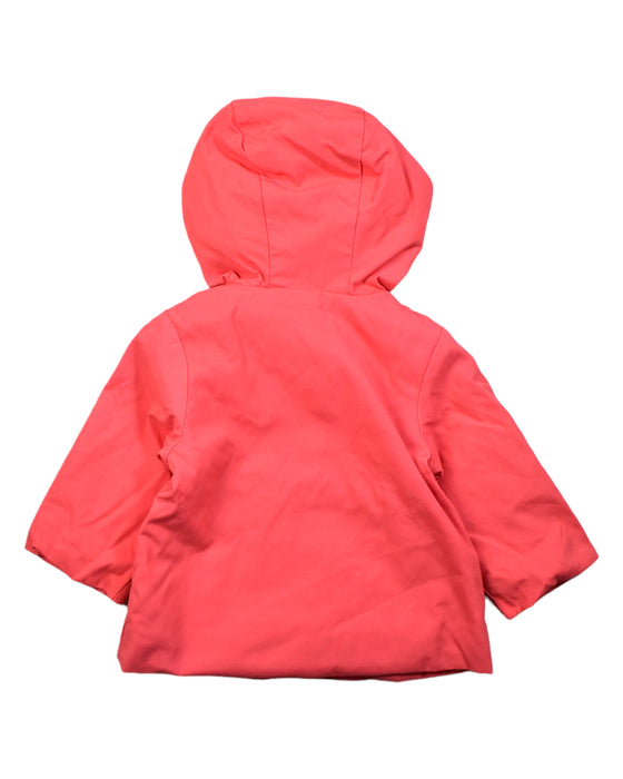 A Red Lightweight Jackets from Jacadi in size 3-6M for girl. (Back View)