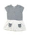 A White Short Sleeve Dresses from Vertbaudet in size 2T for girl. (Front View)