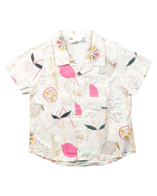 A White Short Sleeve Shirts from Love Bonito in size 3T for girl. (Front View)