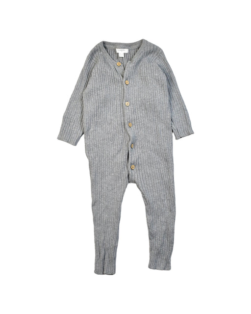 A Grey Jumpsuits from Purebaby in size 12-18M for boy. (Front View)
