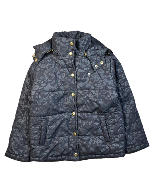 A Blue Puffer/Quilted Coats & Outerwear from A for Apple in size 3T for girl. (Front View)