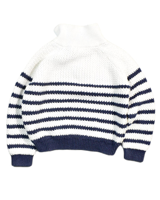 A White Knit Sweaters from The Little White Company in size 2T for girl. (Back View)