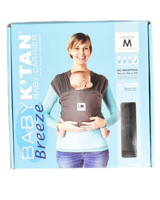A Black Baby Carriers from Baby K'tan in size M for maternity. (Front View)