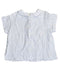 A Blue Short Sleeve Shirts from Bonpoint in size 2T for girl. (Back View)