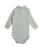 A Green Long Sleeve Bodysuits from Bonpoint in size 3T for neutral. (Front View)