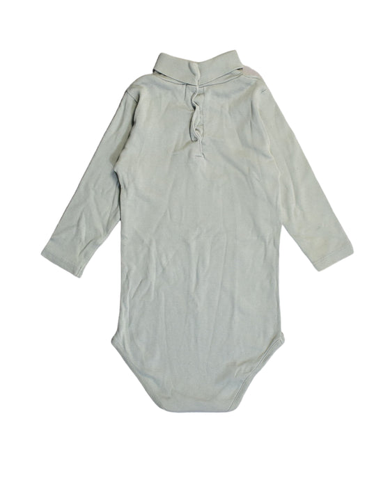 A Green Long Sleeve Bodysuits from Bonpoint in size 3T for neutral. (Back View)