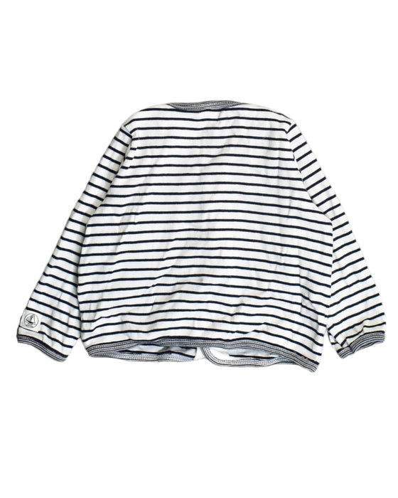 A Black Long Sleeve Tops from Petit Bateau in size 6-12M for neutral. (Back View)