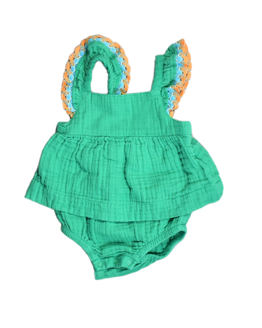 A Green Bodysuits from Cat & Jack in size Newborn for girl. (Front View)