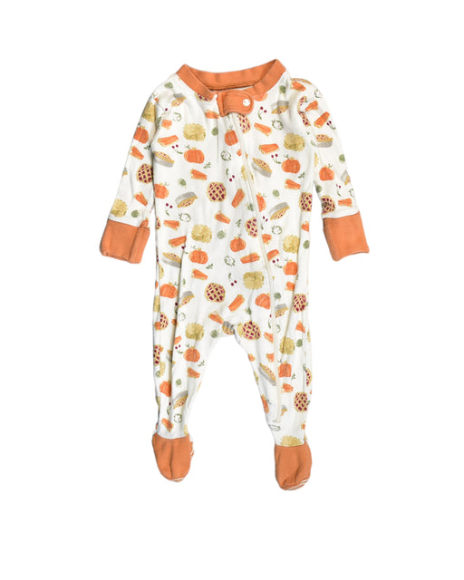 A White Onesies from Burt's Bees Baby in size 0-3M for boy. (Front View)