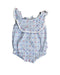 A Blue Bodysuits from Cat & Jack in size 0-3M for girl. (Front View)