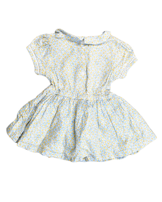 A Blue Short Sleeve Dresses from Gingersnaps in size 6-12M for girl. (Back View)