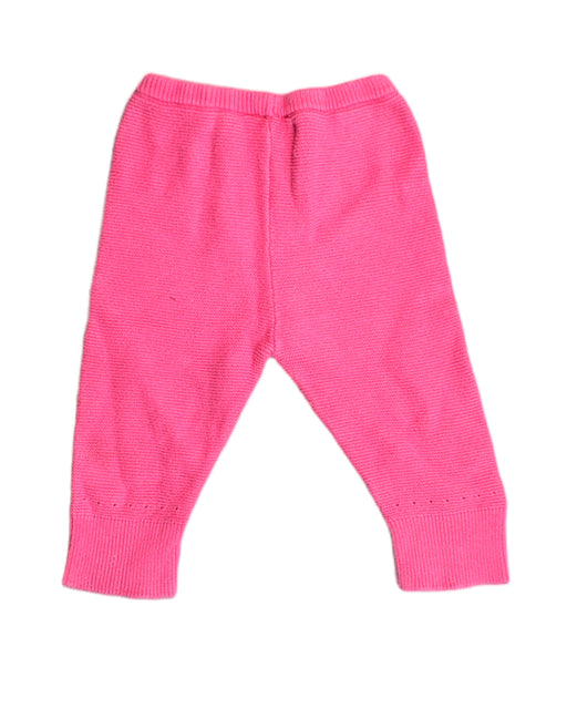 A Pink Sweatpants from Jacadi in size 6-12M for girl. (Front View)