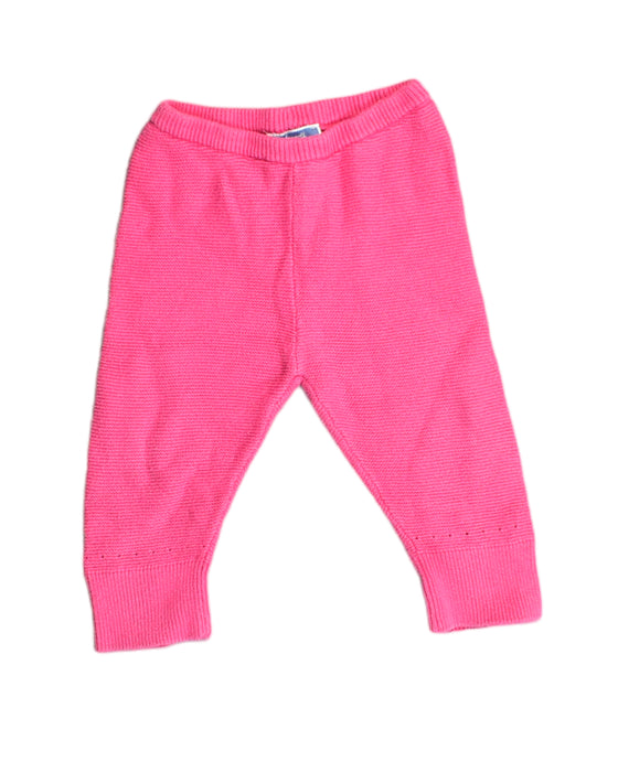 A Pink Sweatpants from Jacadi in size 6-12M for girl. (Back View)