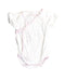 A White Short Sleeve Bodysuits from Chateau de Sable in size 3-6M for girl. (Front View)
