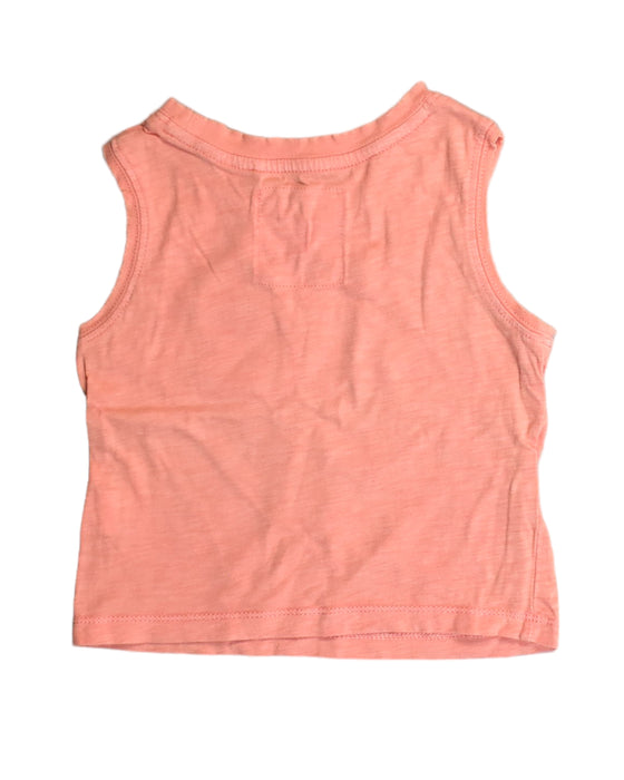 A Orange Sleeveless Tops from Gingersnaps in size 6-12M for boy. (Back View)