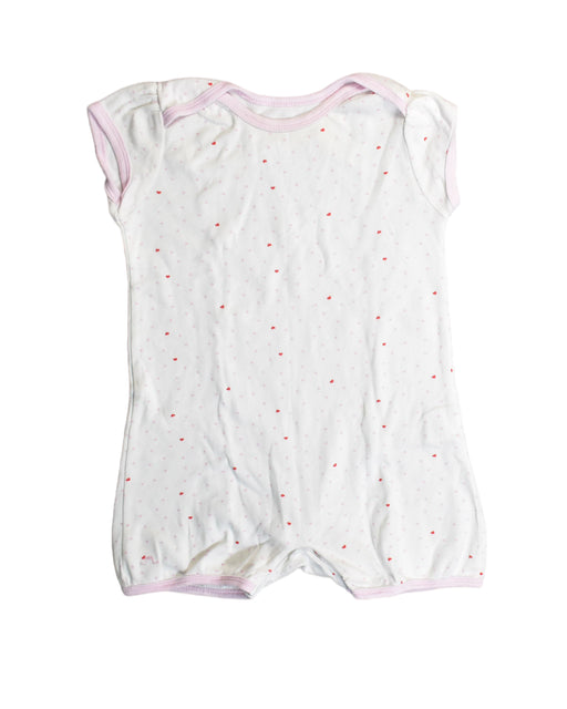A White Rompers from Chateau de Sable in size 6-12M for girl. (Front View)