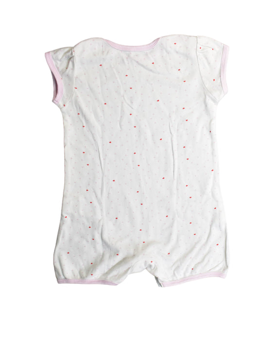 A White Rompers from Chateau de Sable in size 6-12M for girl. (Back View)