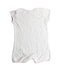 A White Rompers from Chateau de Sable in size 6-12M for girl. (Back View)