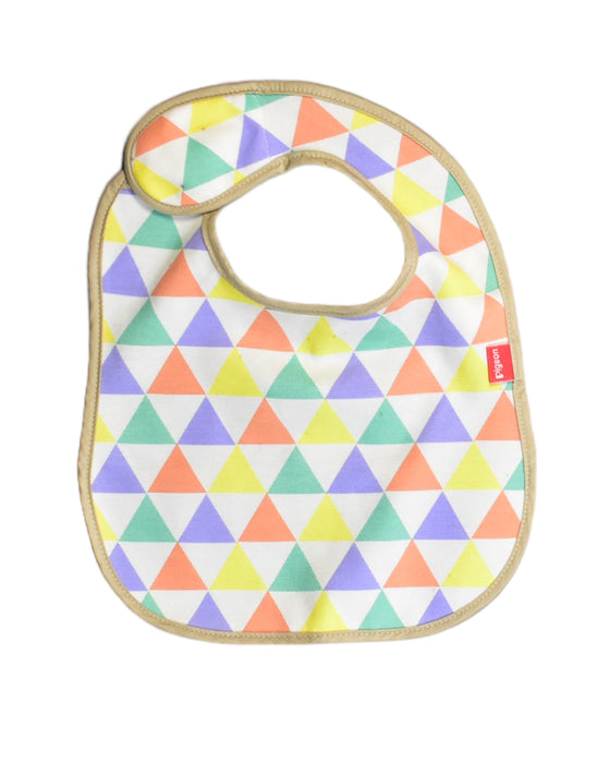 A Multicolour Bibs from Pigeon in size O/S for neutral. (Front View)