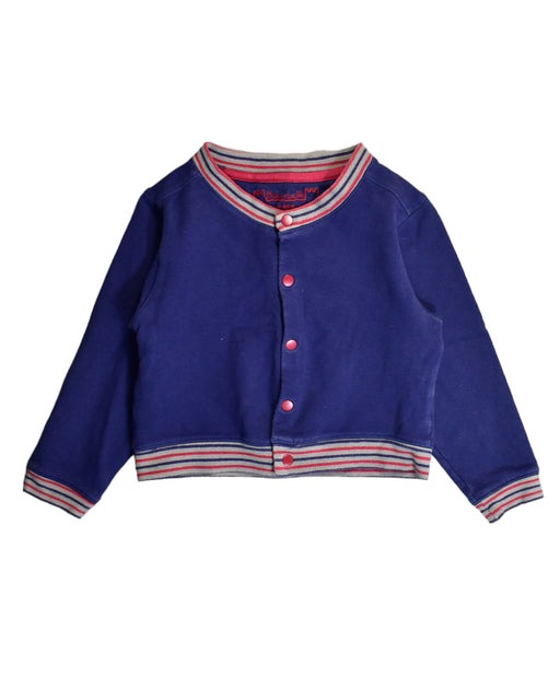 A Purple Cardigans from Chateau de Sable in size 3T for girl. (Front View)