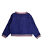 A Purple Cardigans from Chateau de Sable in size 3T for girl. (Back View)