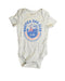 A Grey Bodysuits from Nautica in size 0-3M for boy. (Front View)