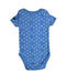 A Blue Bodysuits from Nautica in size 0-3M for boy. (Back View)