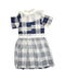 A Blue Short Sleeve Dresses from Jessie and James in size 8Y for girl. (Back View)