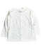 A White Cardigans from Le Petit Society in size 6-12M for girl. (Front View)