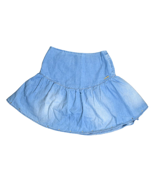 A Blue Short Skirts from Guess in size 12Y for girl. (Front View)