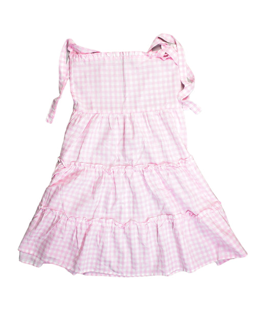 A Pink Sleeveless Dresses from Le Petit Society in size 10Y for girl. (Front View)