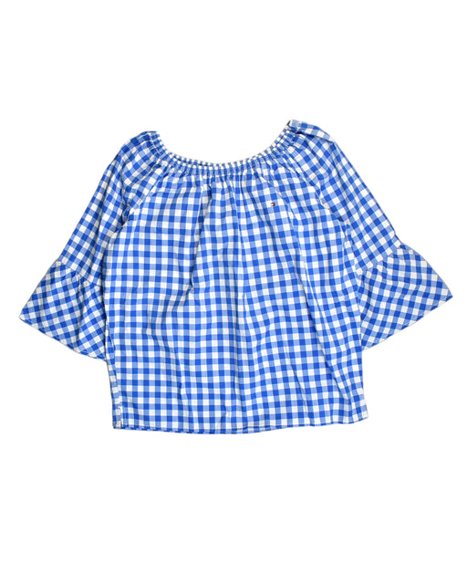 A Blue Short Sleeve Tops from Tommy Hilfiger in size 12Y for girl. (Front View)