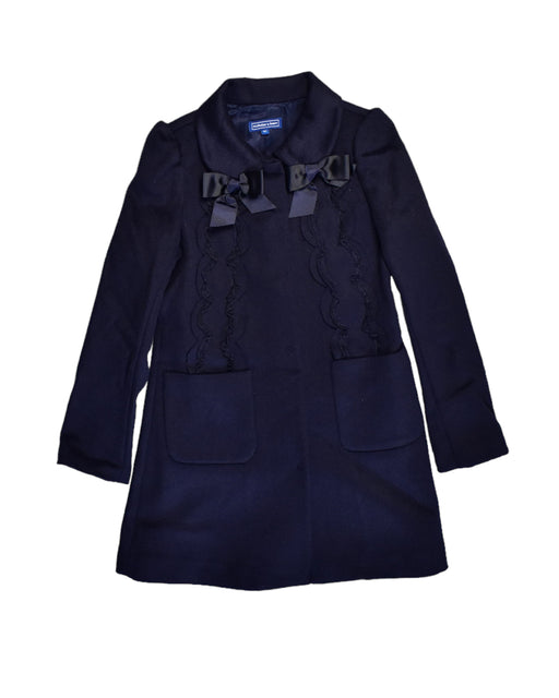 A Navy Coats from Nicholas & Bears in size 8Y for girl. (Front View)