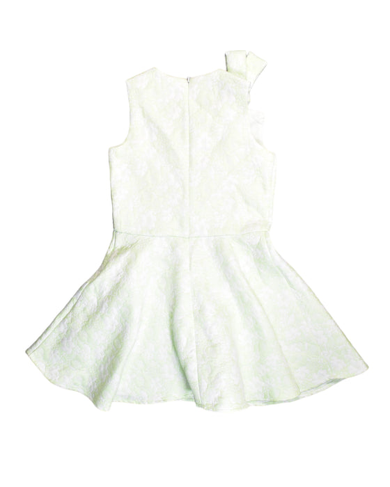 A White Sleeveless Dresses from Gingersnaps in size 12Y for girl. (Back View)