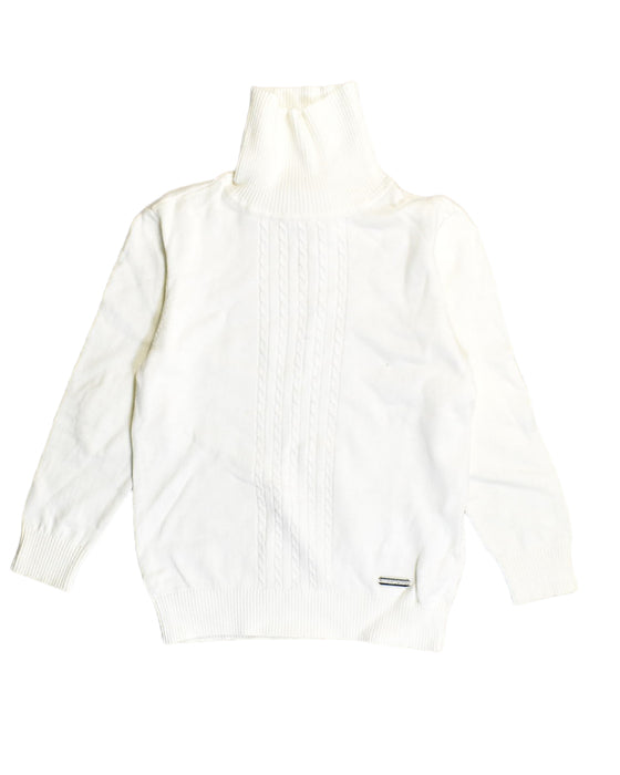 A White Long Sleeve Tops from Nicholas & Bears in size 4T for neutral. (Front View)