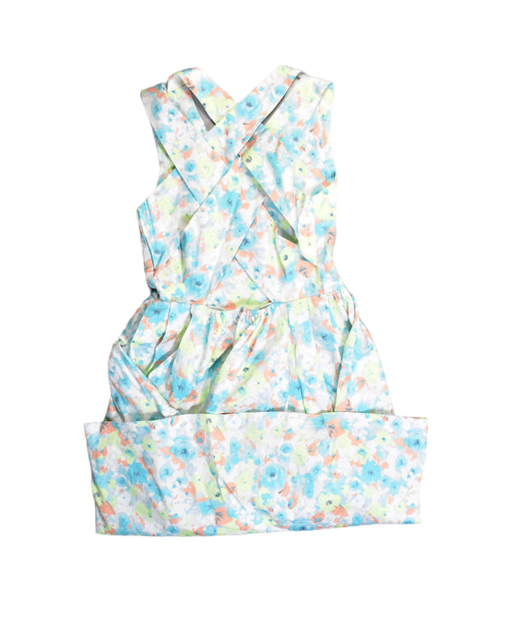 A Multicolour Sleeveless Dresses from bloomB in size 14Y for girl. (Back View)